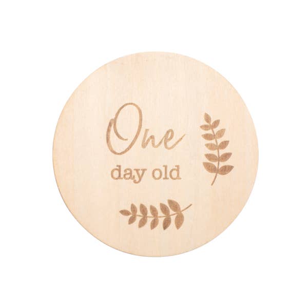 One Day Old Milestone Disc