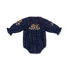 Juniper Romper - Midnight Blue Space Dye