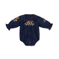 Juniper Romper - Midnight Blue Space Dye