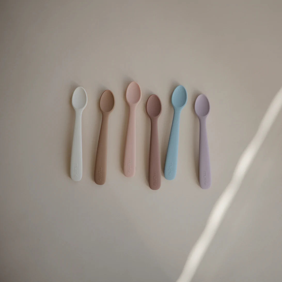 Silicone Feeding Spoons | Ivory