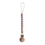 Pacifier Clip | Eva - Mauve
