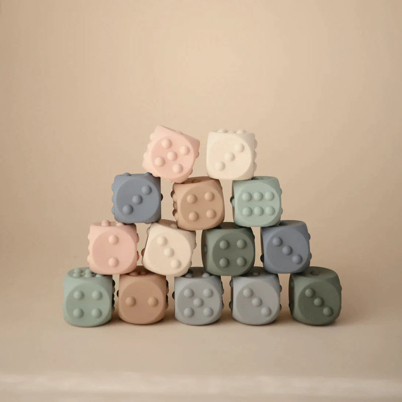 Dice Press Toy | Blush/Shifting Sand