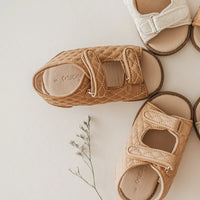 Leather Wanderer Sandal | Hard Sole | Tan