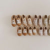 Leather Woven Sneaker | Hard Sole | Rust