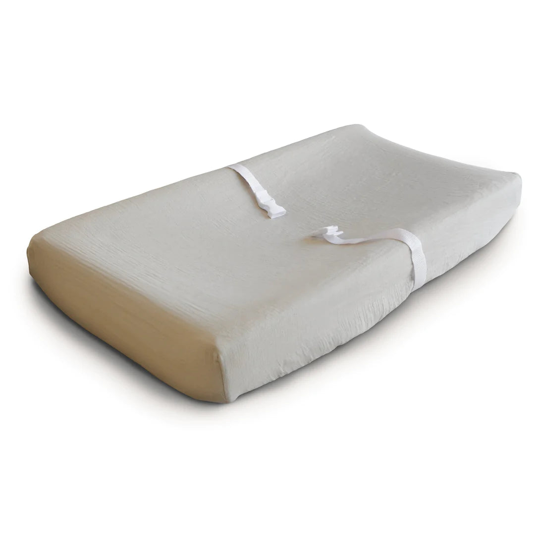 Muslin Changing Pad Cover - Fog