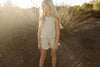Cardiff Ruffle Short || Butter Gingham