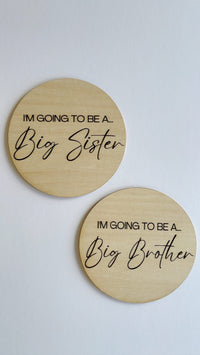 I'm going to be a Big Brother Announcement Disc