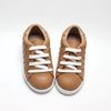 Leather Woven Sneaker | Hard Sole | Rust