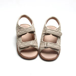 Leather Wanderer Sandal | Hard Sole | Bone