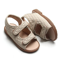 Leather Wanderer Sandal | Hard Sole | Bone