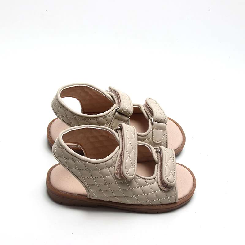 Leather Wanderer Sandal | Hard Sole | Bone