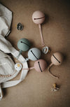 Mushie Silicone Pacifier Holder Case - Natural