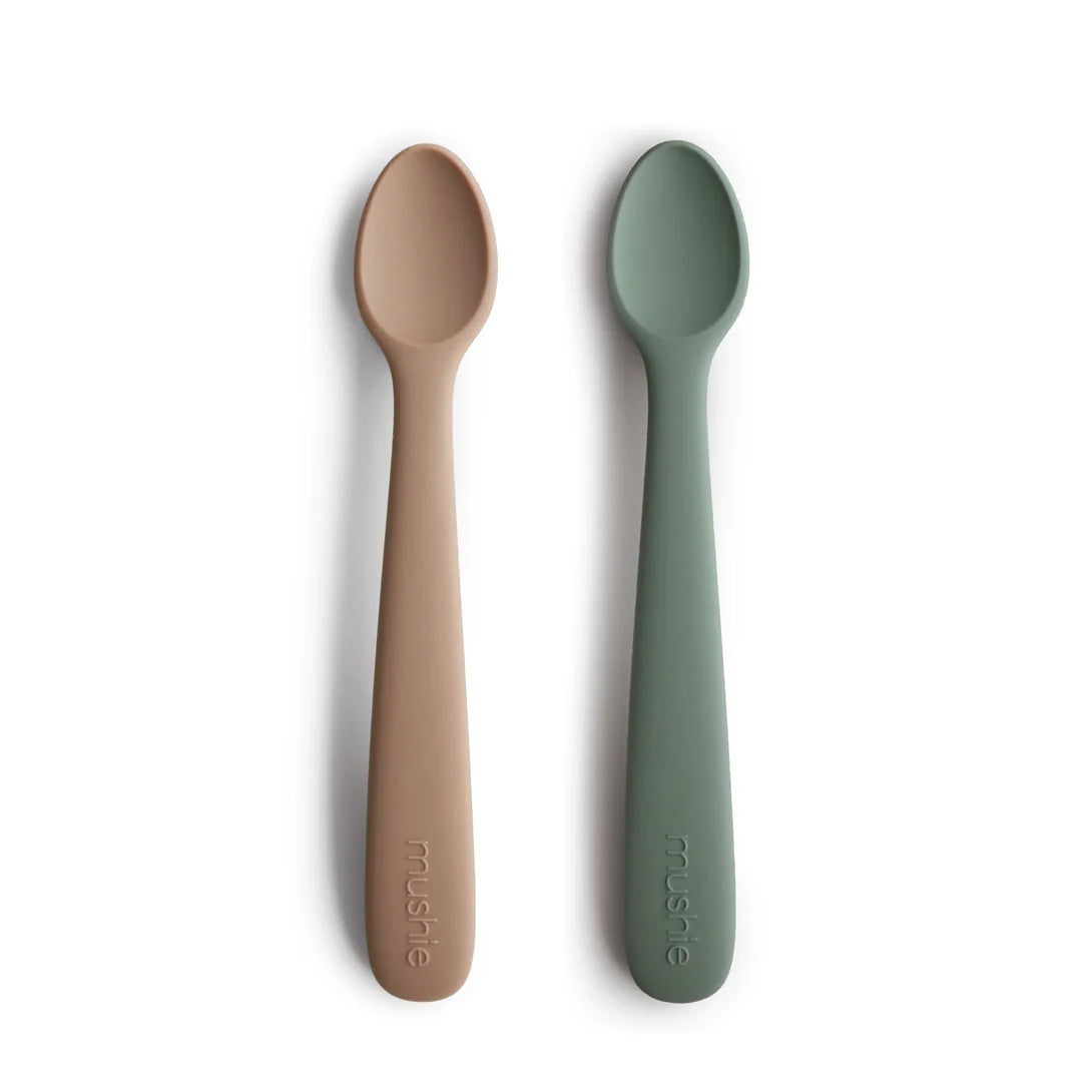 Silicone Feeding Spoons | Dried Thyme/Natural