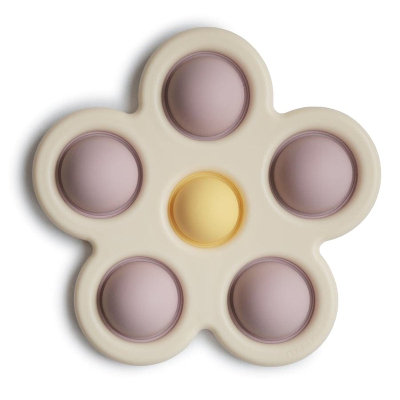 Flower Press Toy | Soft Lilac/Daffodil/Ivory