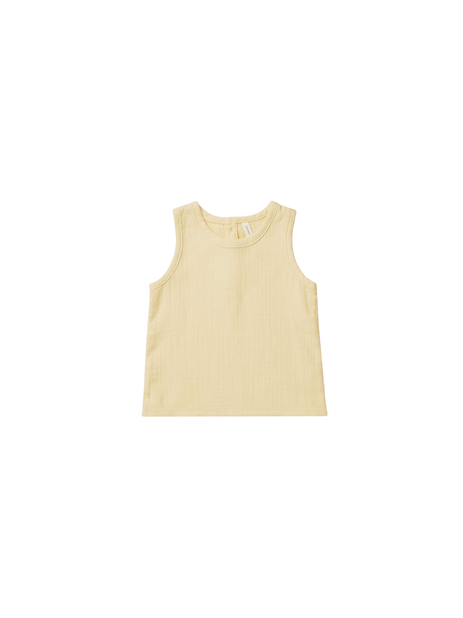 Woven Tank | Yellow