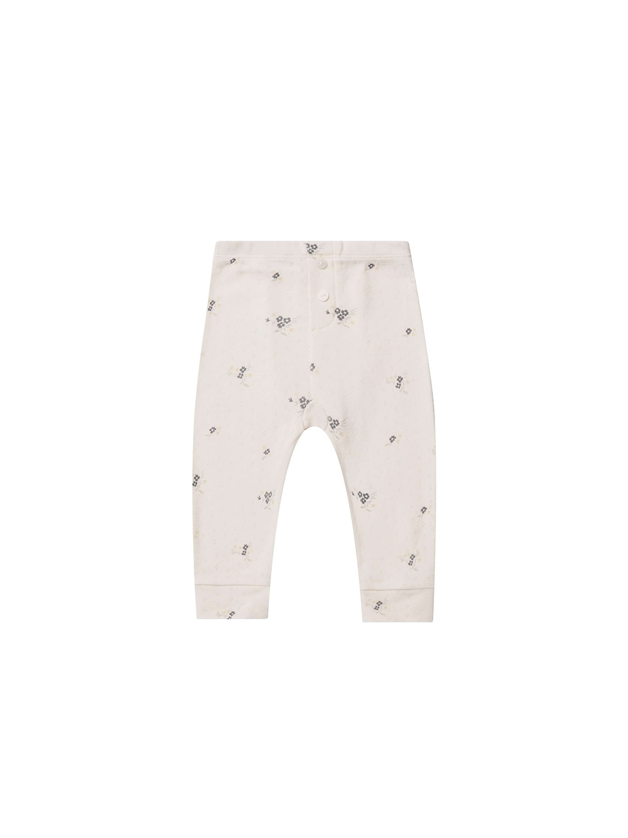 Pointelle Legging | Ditsy Ocean