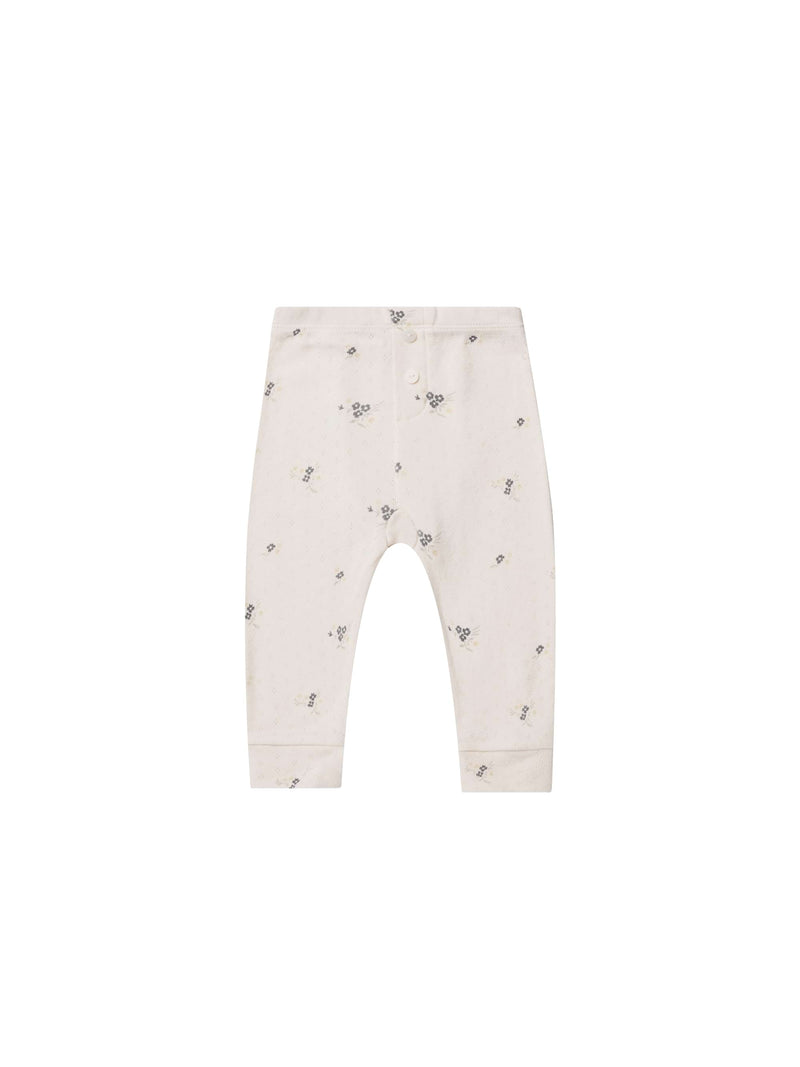 Pointelle Legging | Ditsy Ocean