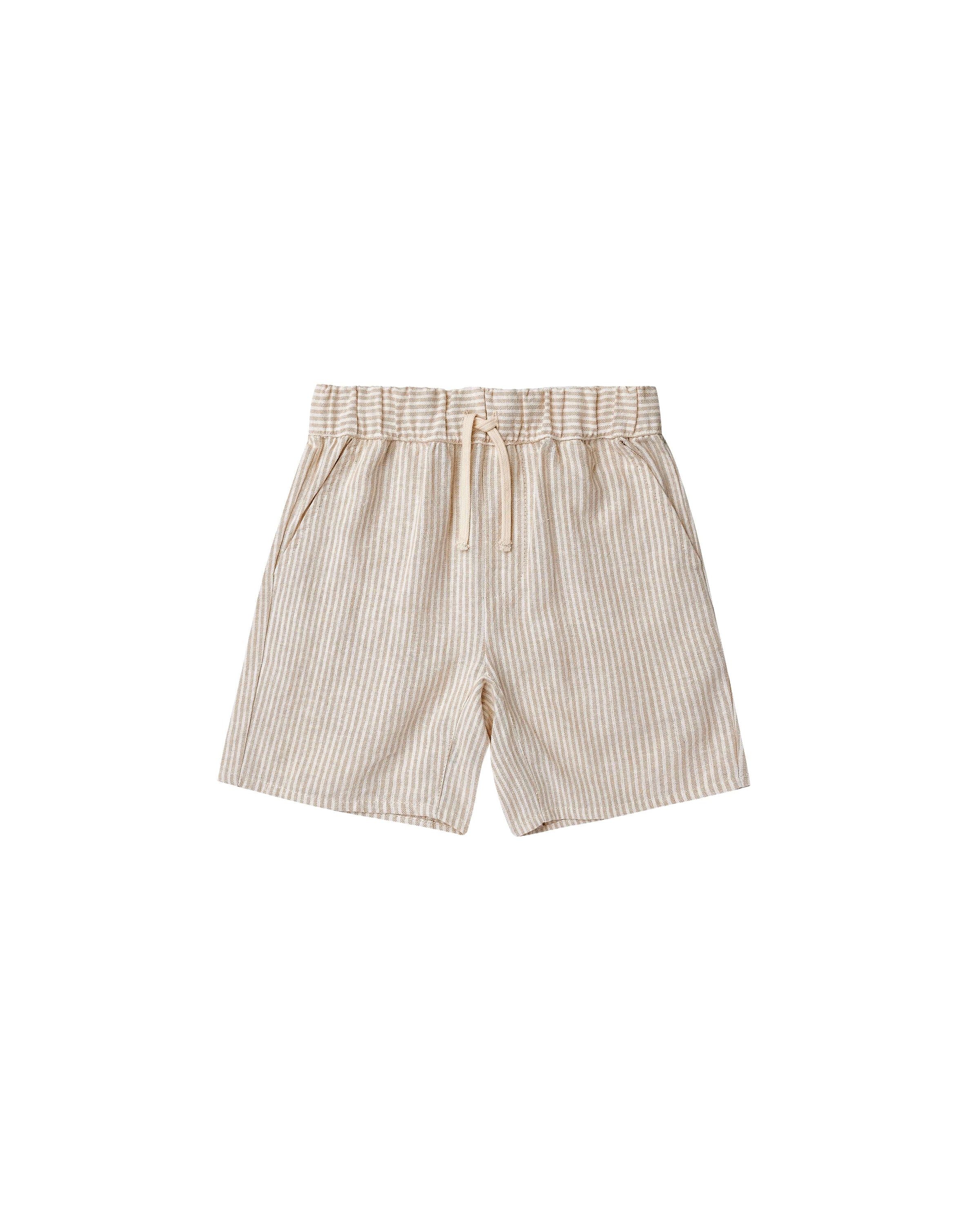Bermuda Short || Sand Stripe