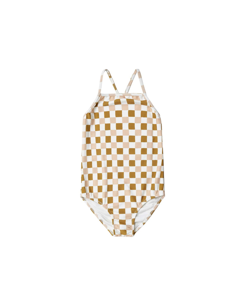 Sky One-piece | Retro Check