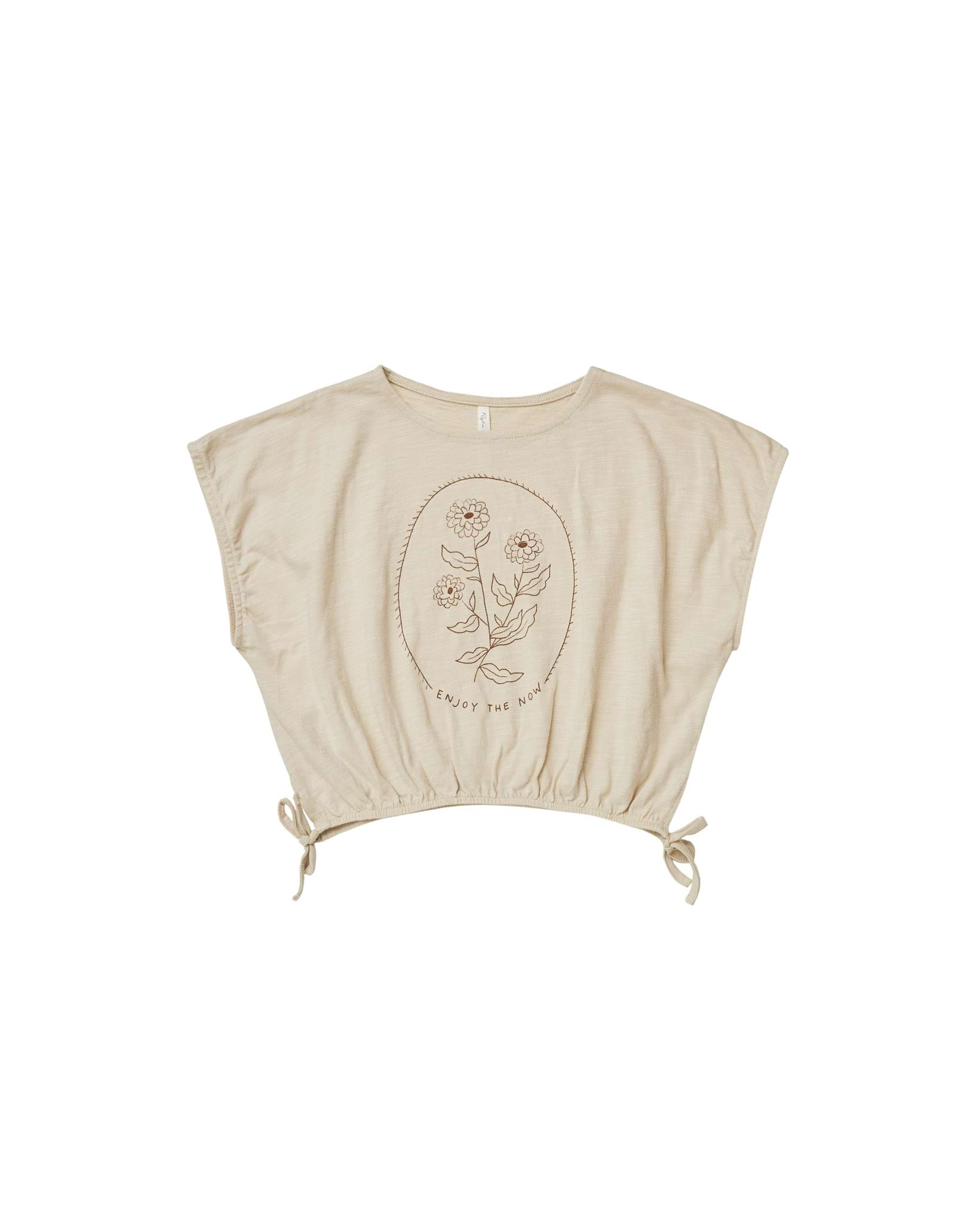 Cropped Cinch Tee | Enjoy the Now