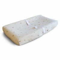 Muslin Changing Pad Cover - Rainbows