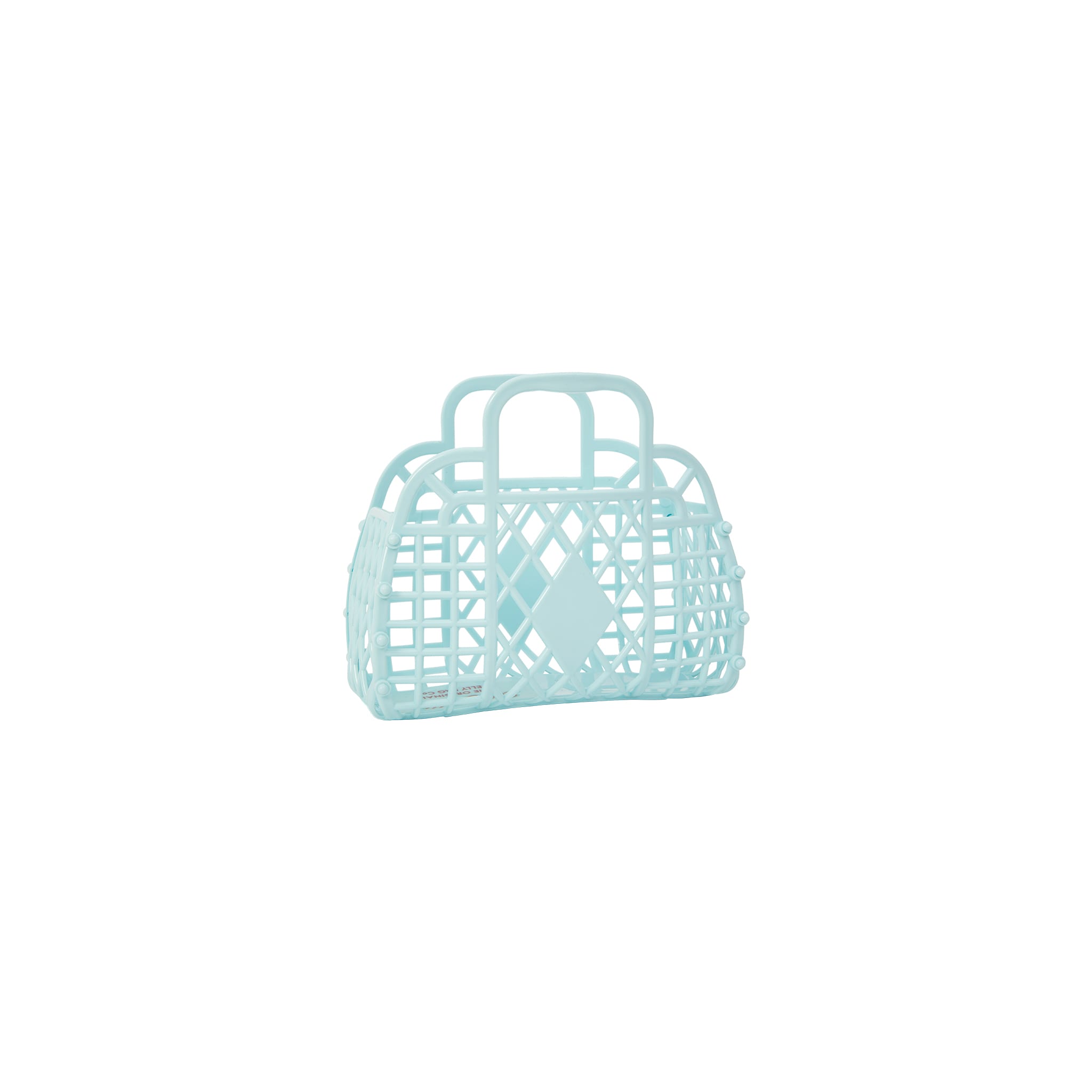 Mini Retro Basket -  Blue