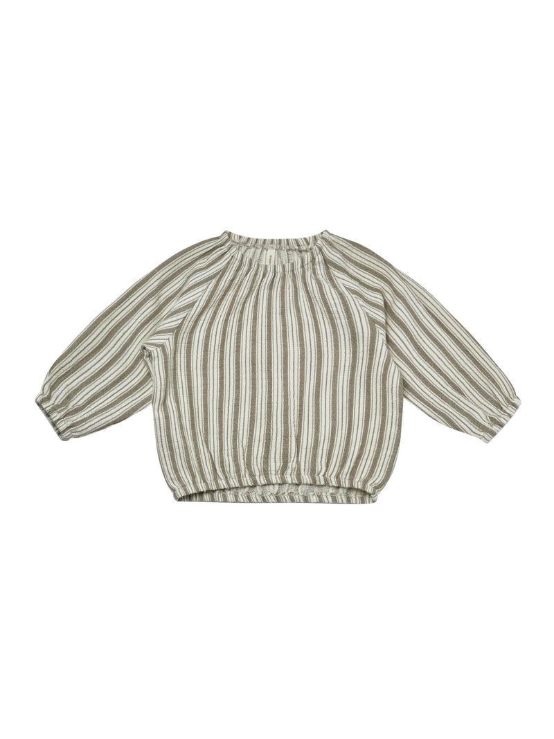 Cinch Long Sleeve Tee | Fern Stripe