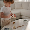 Flower Press Toy | Soft Lilac/Daffodil/Ivory