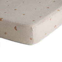 Extra Soft Muslin Crib Sheet - Rainbow