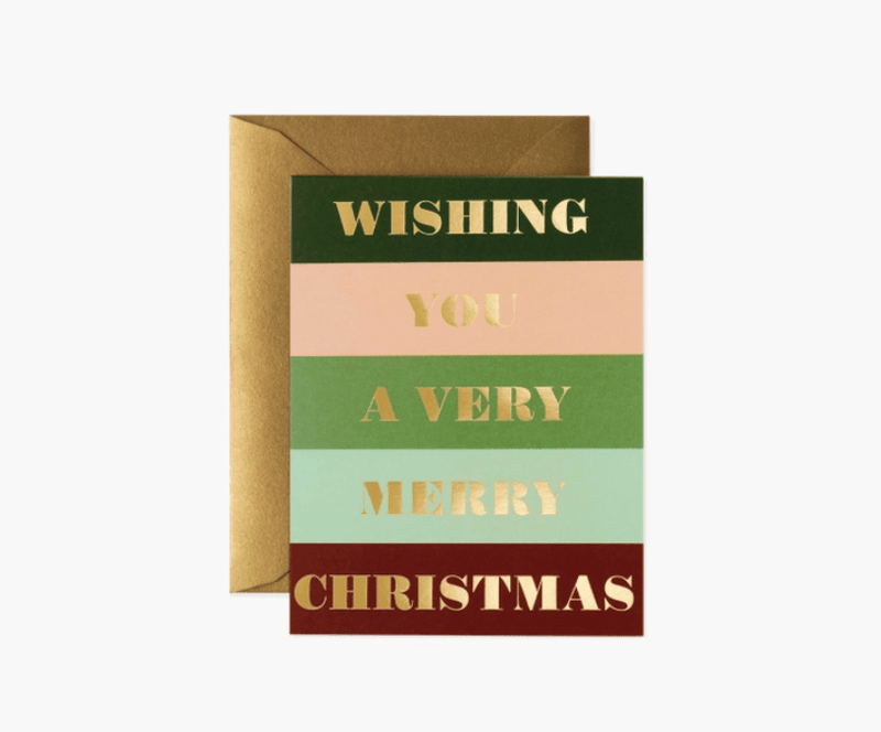 Color Bar Christmas Card