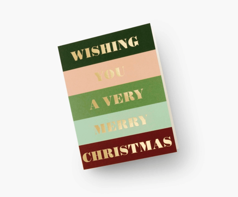 Color Bar Christmas Card