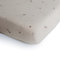 Extra Soft Muslin Crib Sheet - Falling Stars