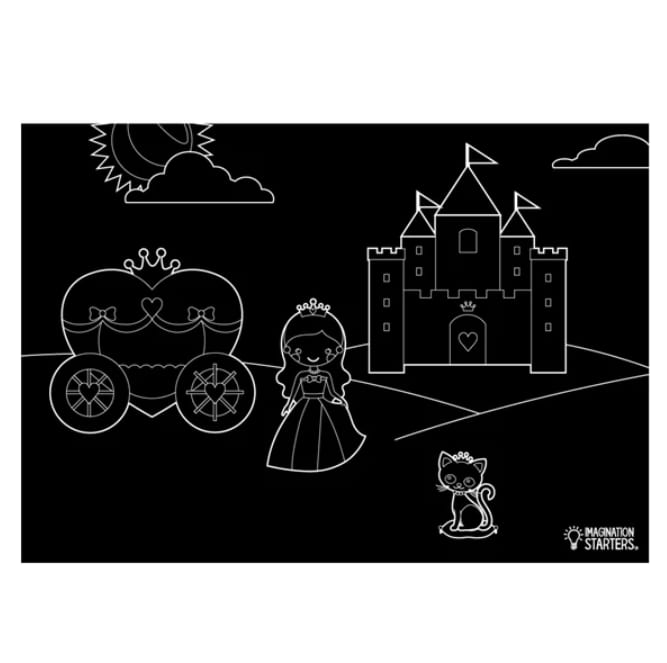 Princess 12" x 17" Chalkboard Placemat