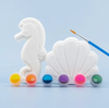 Paint Your Own Bath Bombs - Sea Horse and Sea Shell