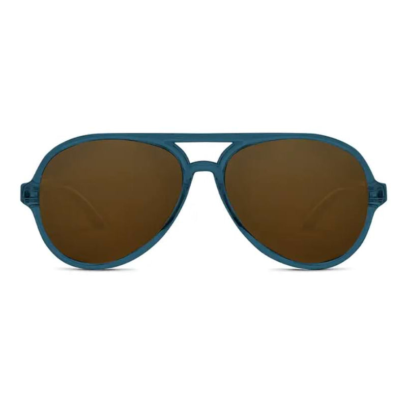 Extra Fancy Aviator Sunglasses - Denim
