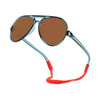 Extra Fancy Aviator Sunglasses - Denim