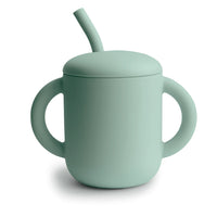 Training Cup + Straw | Cambridge Blue