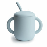 Training Cup + Straw - Powder Blue