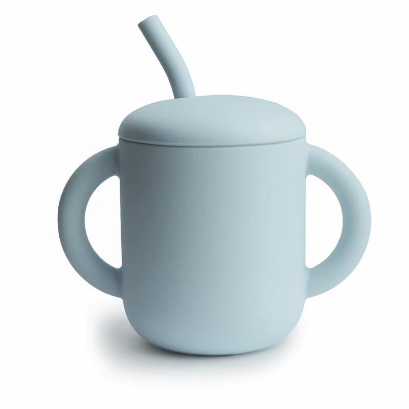 Training Cup + Straw - Powder Blue