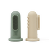 Finger Toothbrush - Shifting Sand/Cambridge Blue