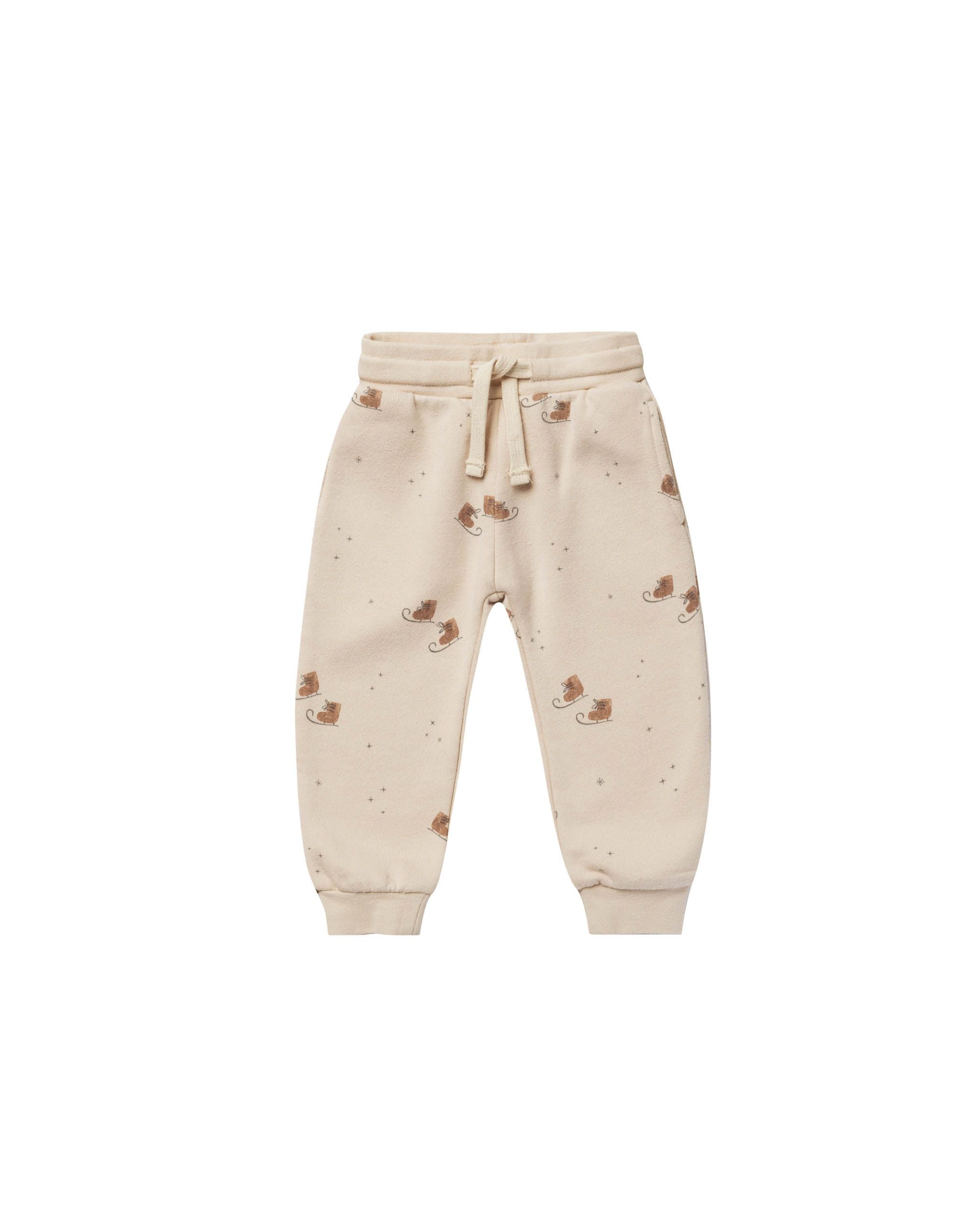 jogger sweatpant || ice skates