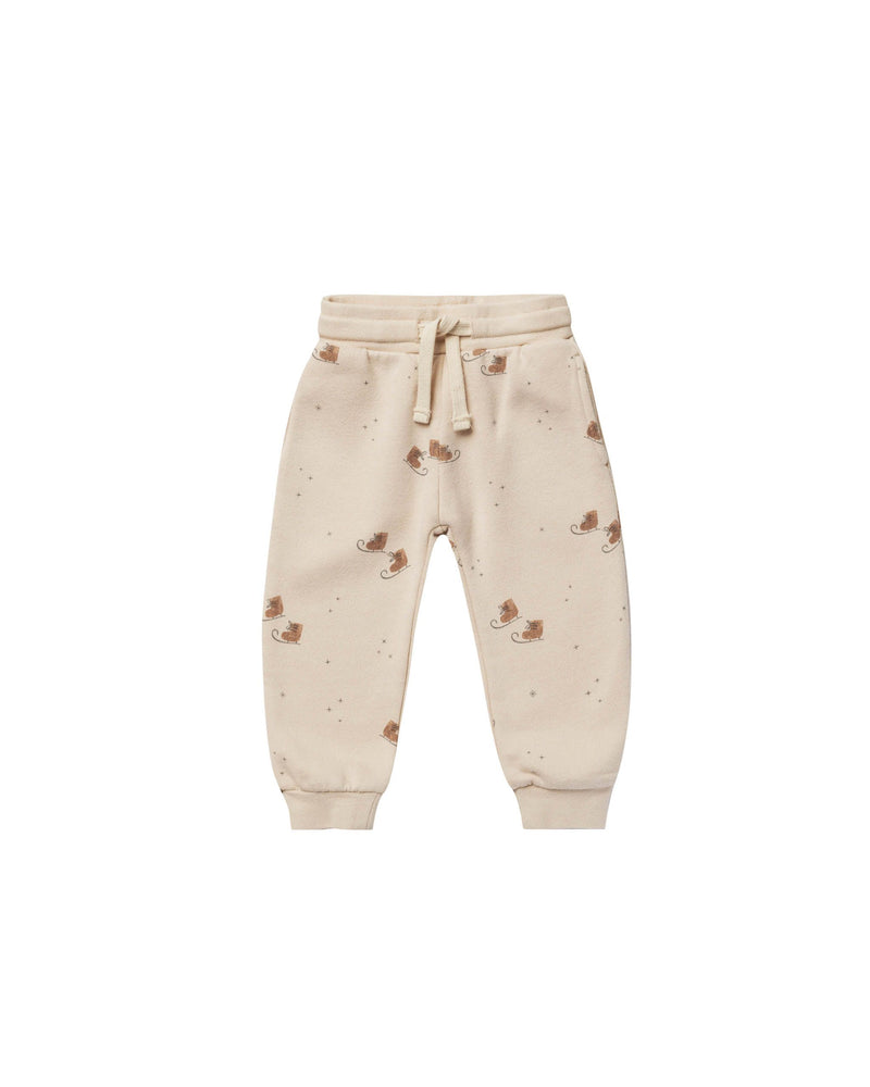 jogger sweatpant || ice skates