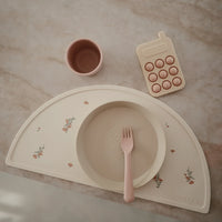 Silicone Place Mat | Pink Flowers