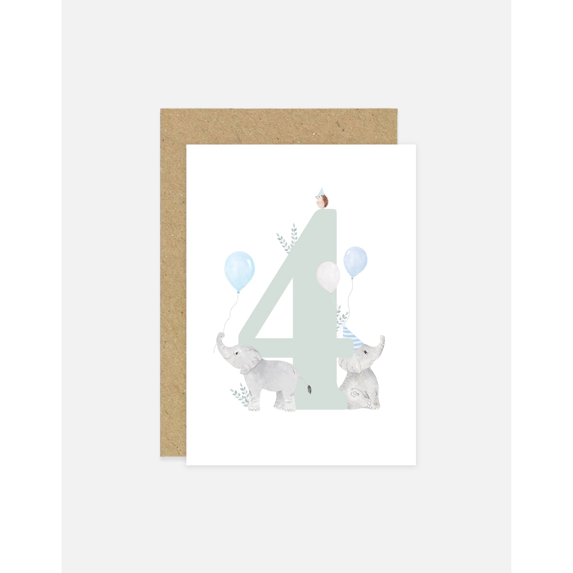 4th Birthday Card
