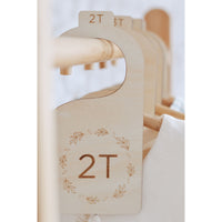 Wooden Toddler Hanging Closet Dividers