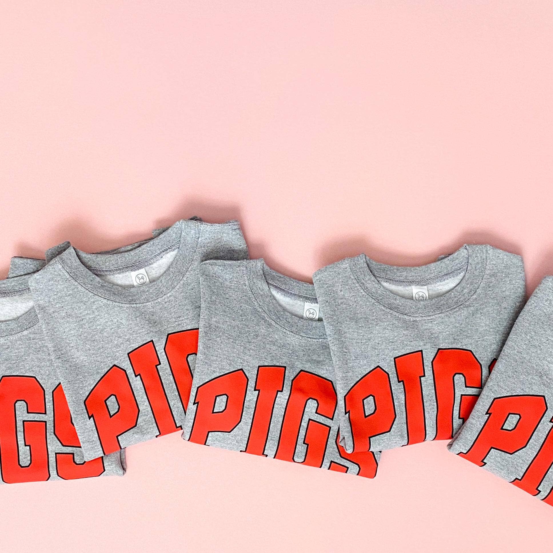 PIGS Red + Black Sweatshirt