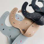 Silicone Baby Bib - Sun Orange
