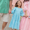 Danielle Maxi Dress | Sky Blue Gingham
