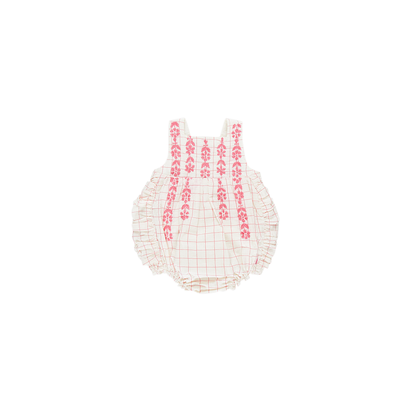 Baby Girls Betty Bubble - Pink Tattersall
