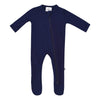 Zippered Footie - Navy